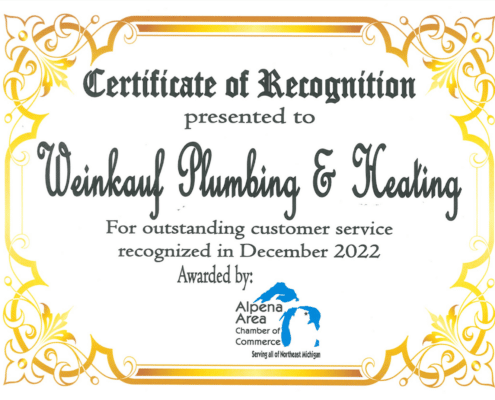 Customer Service certificate