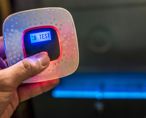 carbon monoxide safety test.