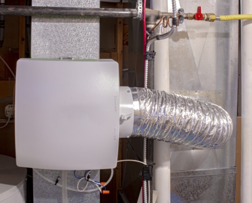 central or whole-house humidifier
